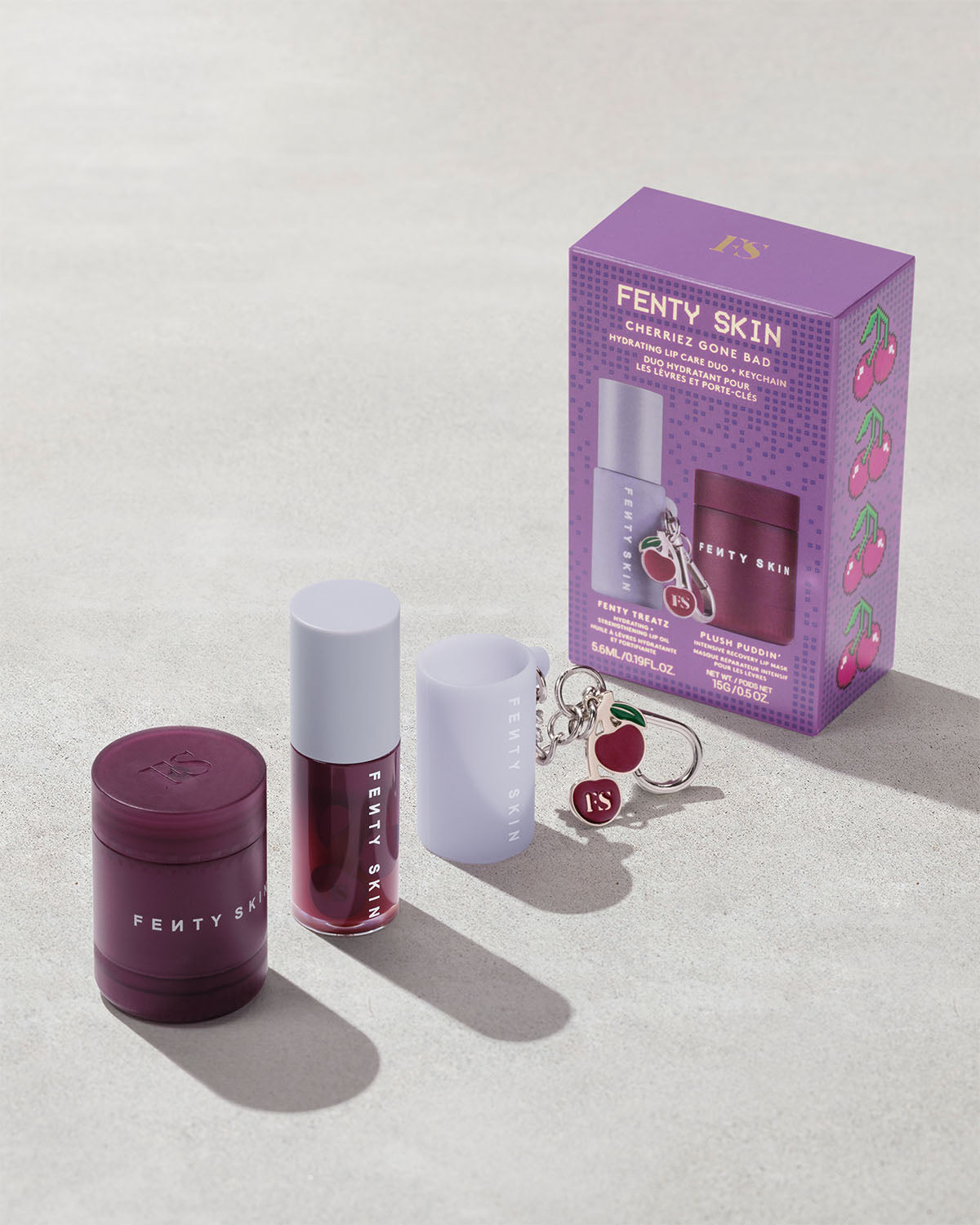 Cherriez Gone Bad Hydrating Lip Care Duo + Keychain