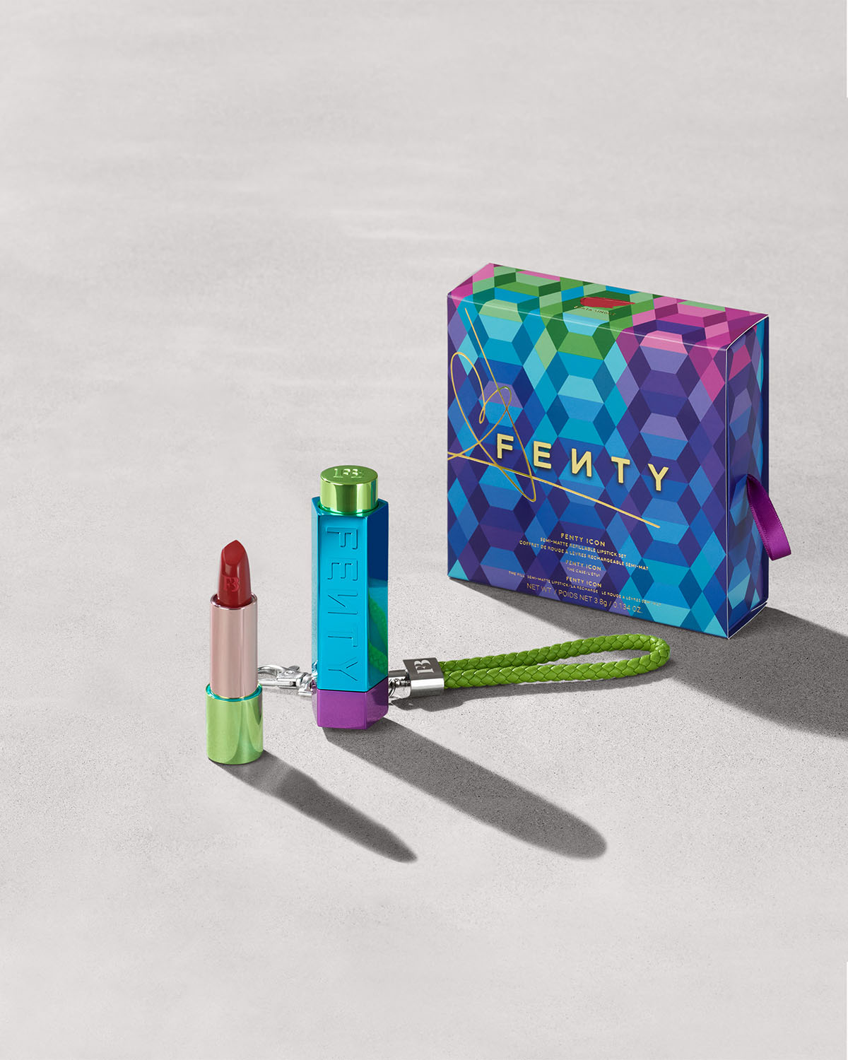Fenty Icon Semi-Matte Refillable Lipstick Set — Sorta Single