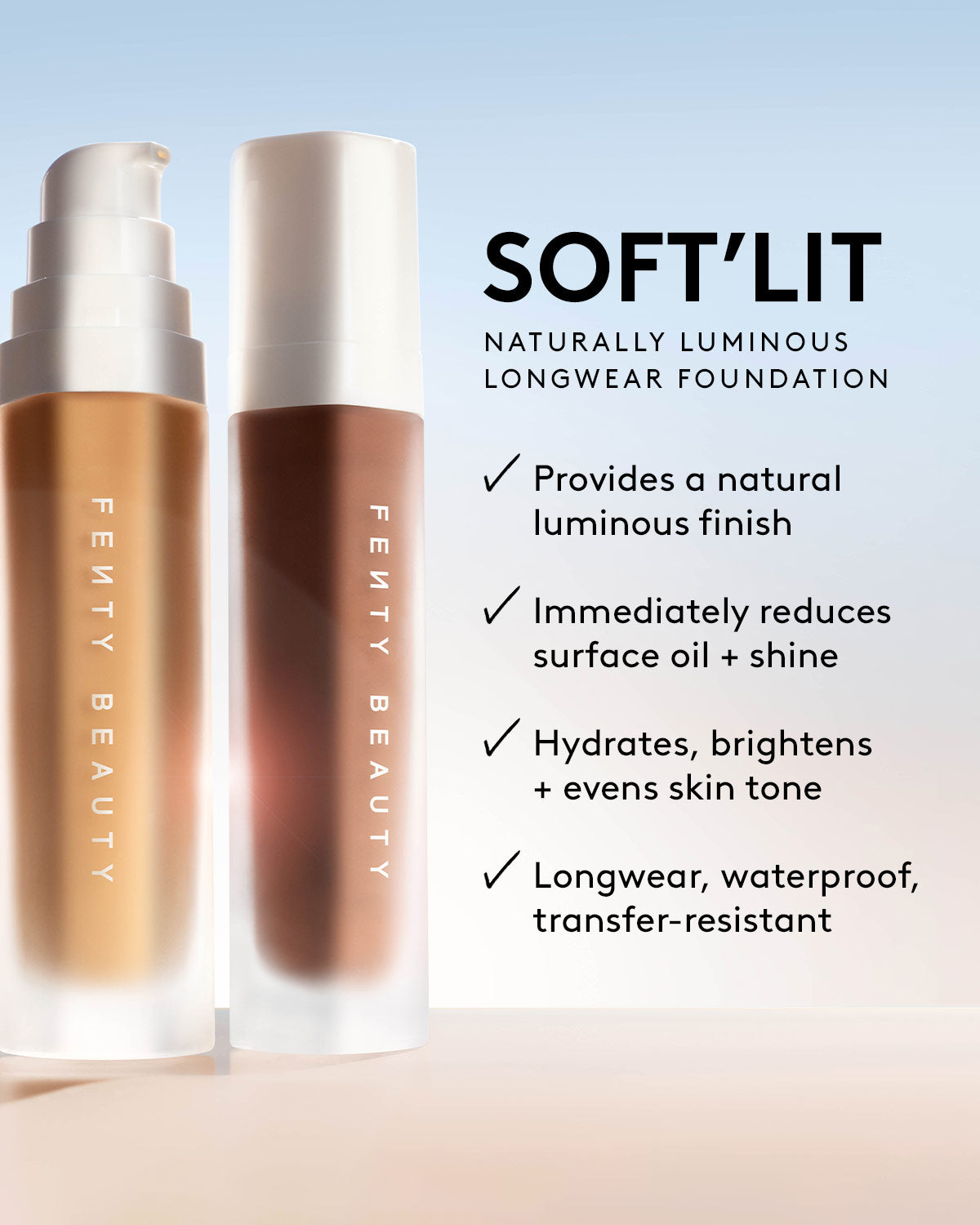 Soft'lit Naturally Luminous Longwear Foundation — 335